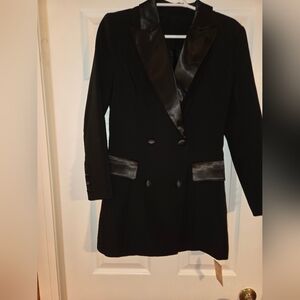 Elegant Black Women's Blazer Dress  Nwt